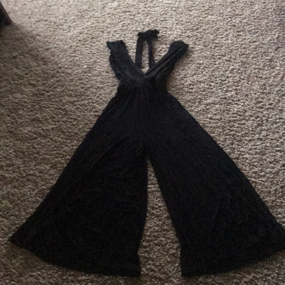 Free people black jumpsuit
